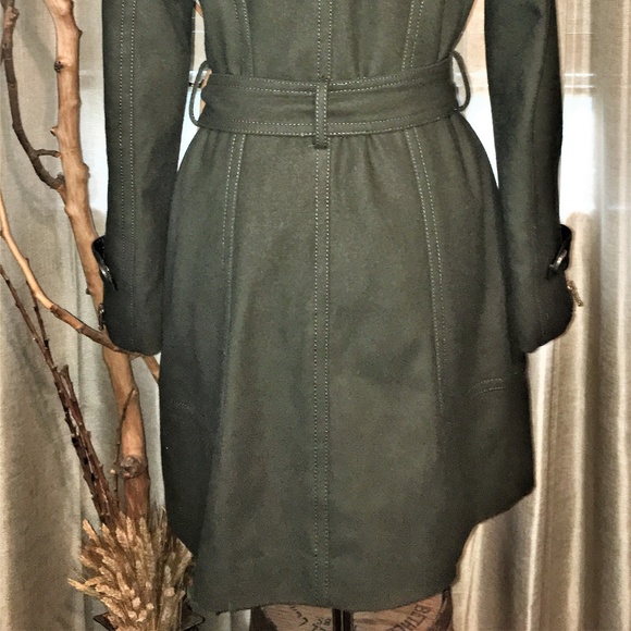 Kenneth Cole Wool Blend Military Coat - Picture 8 of 8